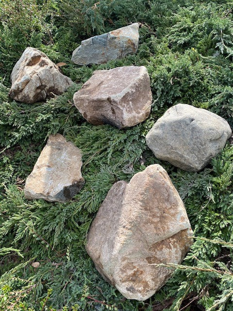 Welsh Quartz and Granite Boulders 150-400mm
