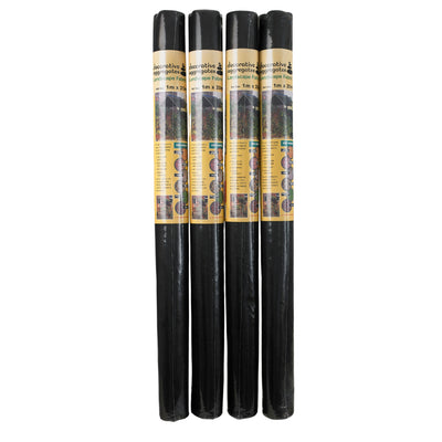 4 rolls of landscape weed prevention membrane