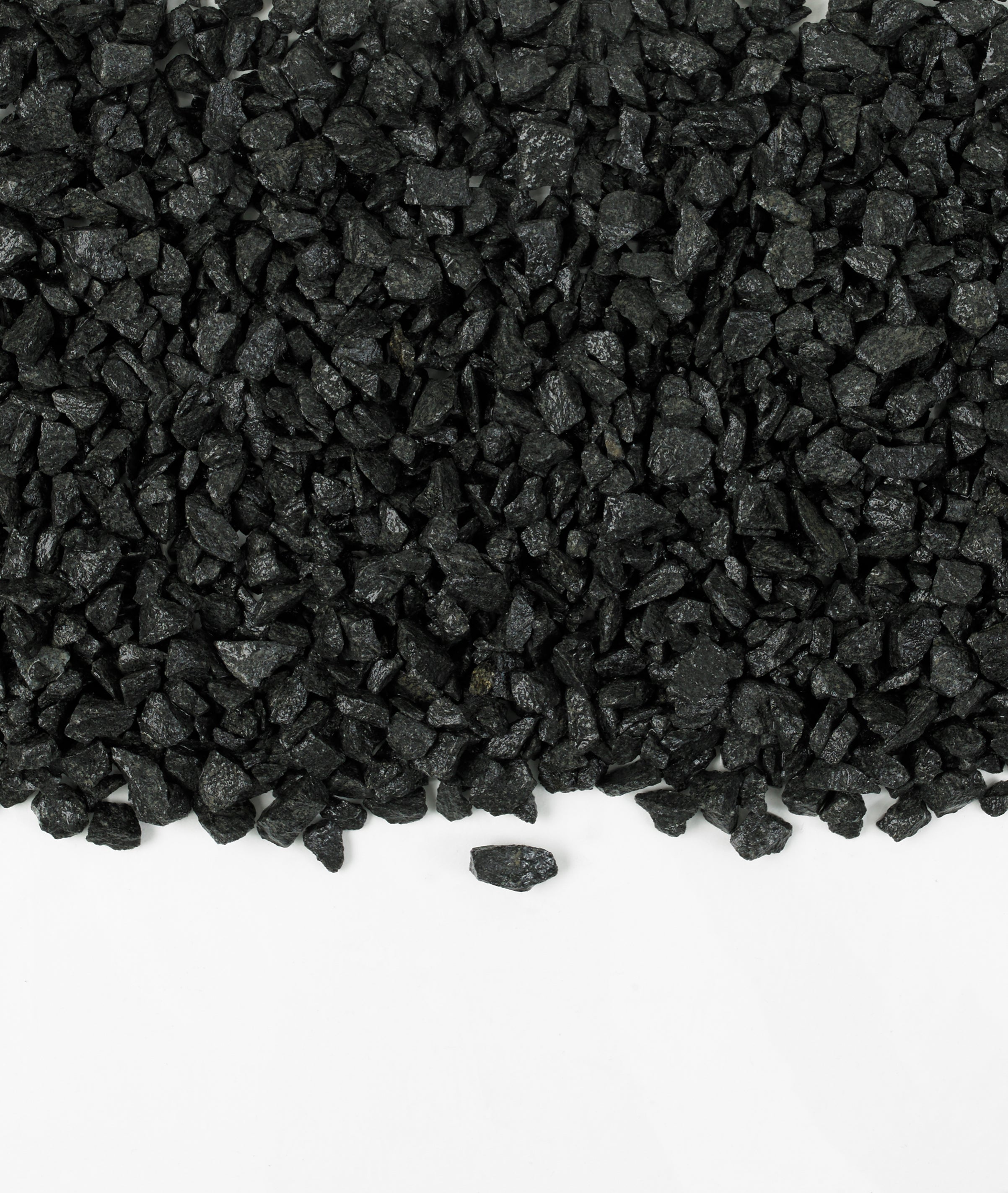 Wet charcoal granite gravel