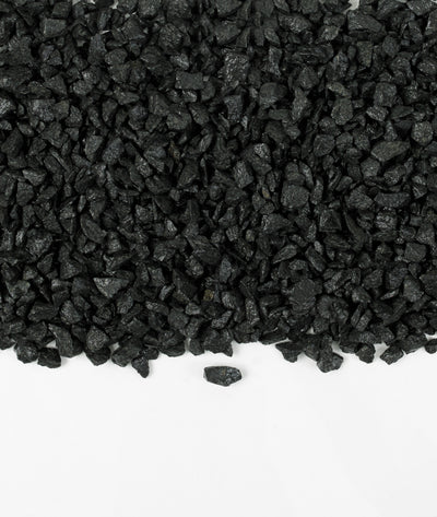 Wet charcoal granite gravel