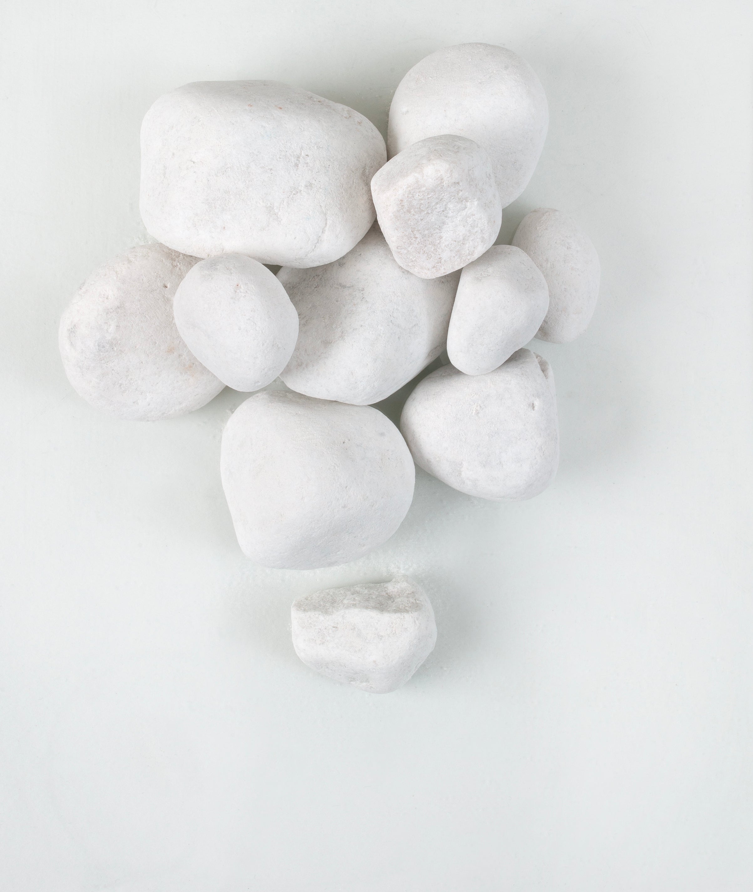Large white cobbles