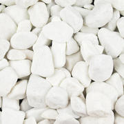 close up image of polar white pebbles