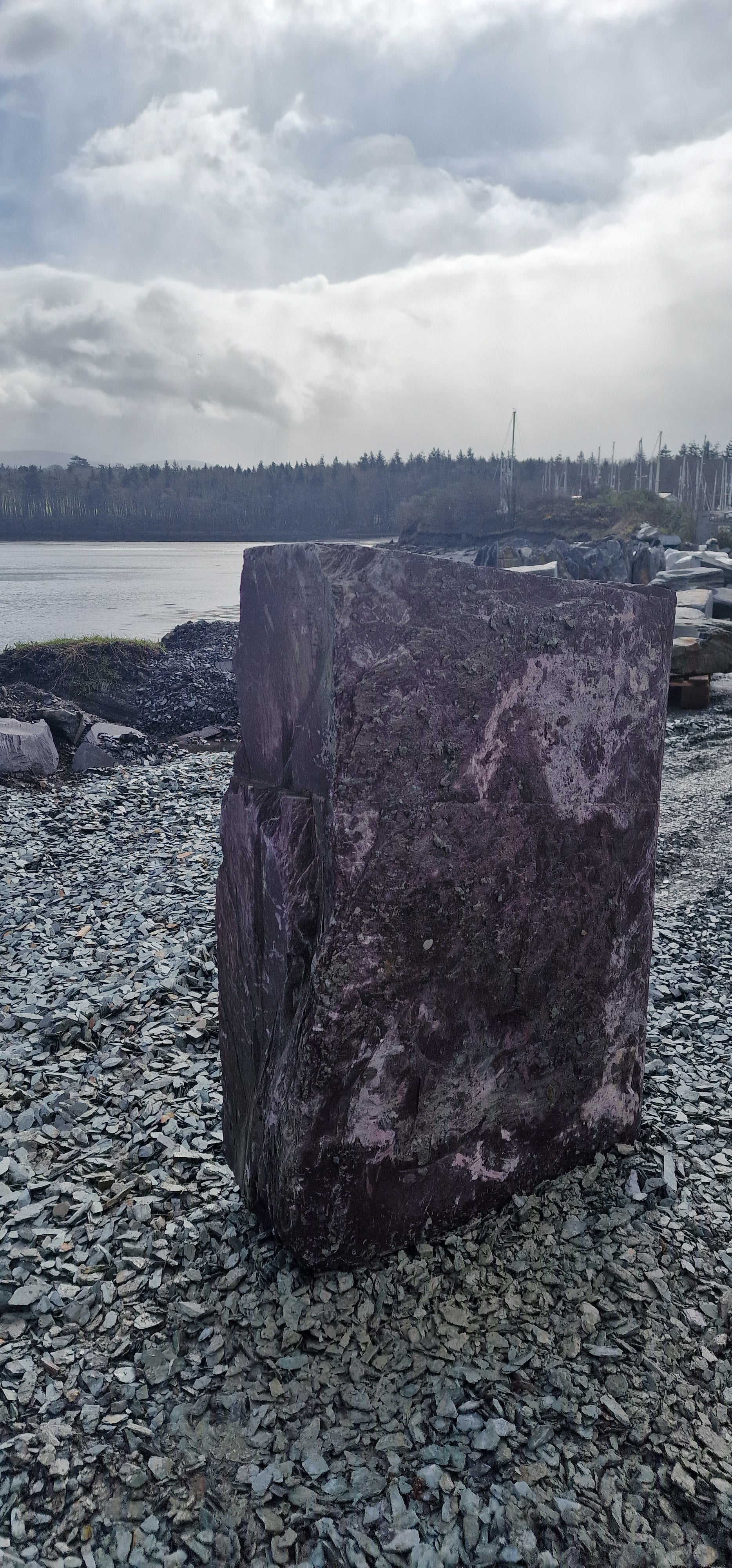 Slate Monolith 900mm (3ft) | Chunky | Drilled | D3C3