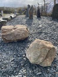 Welsh Quartz and Granite Boulders 350mm - 450mm