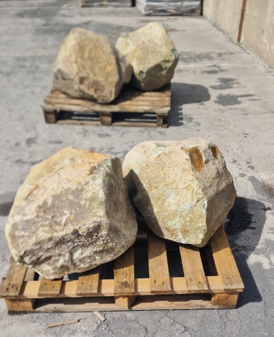 Welsh Quartz and Granite Boulders 700mm - 850mm