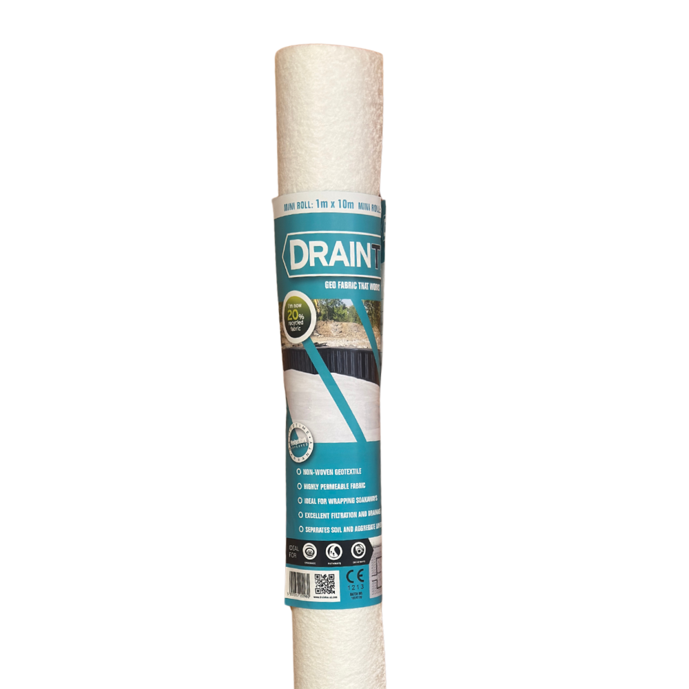 DrainTex Driveway Fabric Weed Prevention Membrane