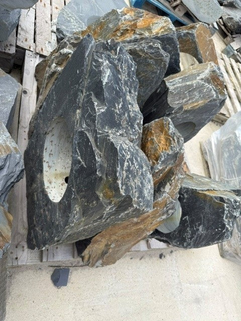 7 x Slate Hollolith's 600mm (2ft) | Drilled | H07