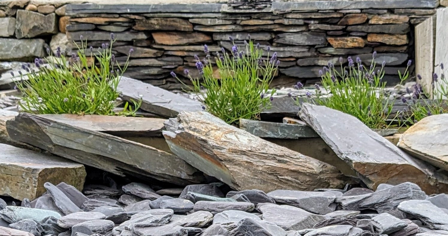 Rustic Slate Rockery