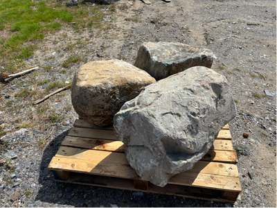 Welsh Quartz and Granite Boulders 450-600mm