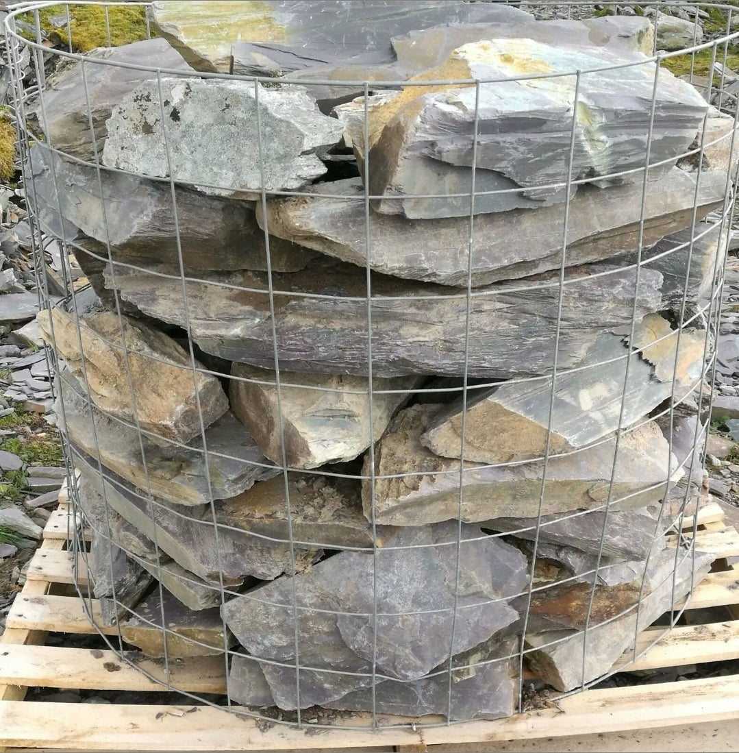 Rustic Slate Rockery