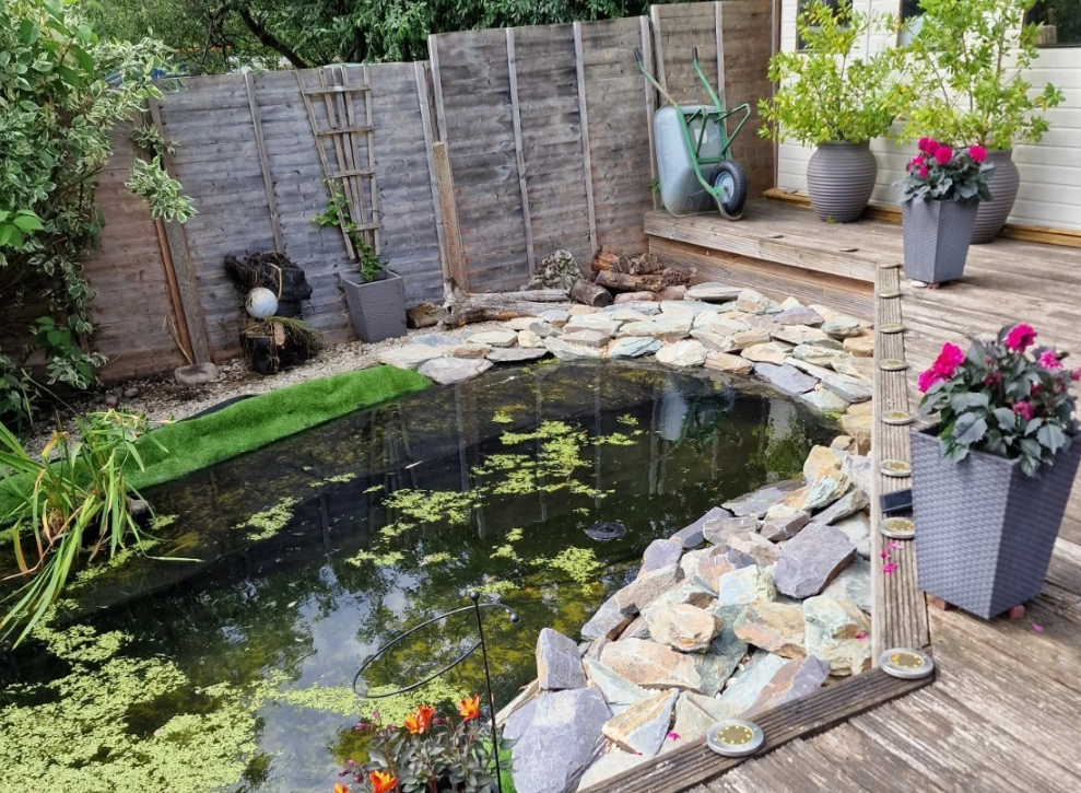Rustic Slate Rockery