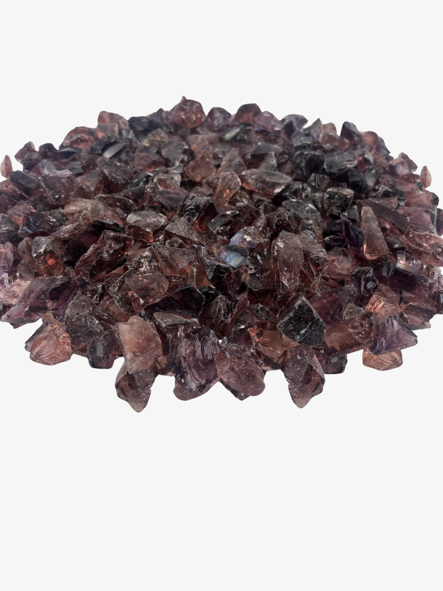 Rose Gold Glass Chippings 10-20mm