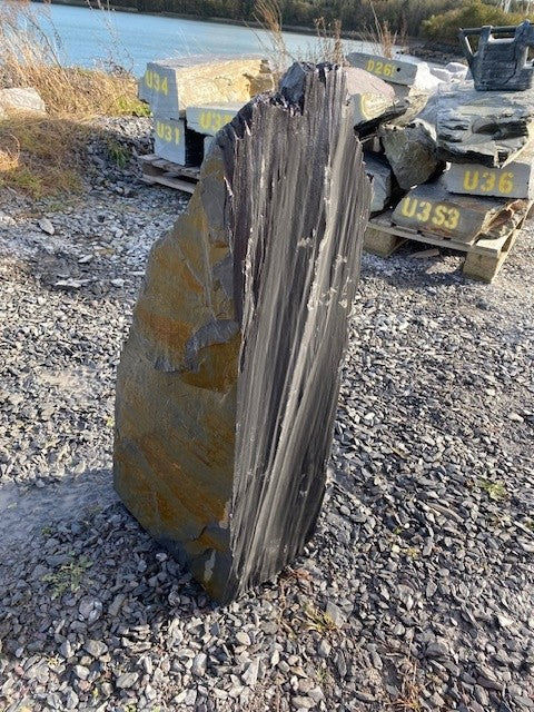 Slate Monolith 900mm (3ft) | Chunky | Drilled | D31