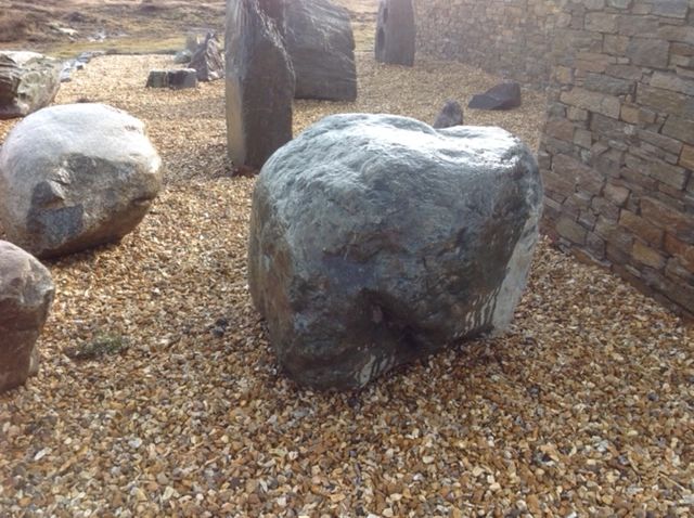 Welsh Quartz and Granite Boulder - Single