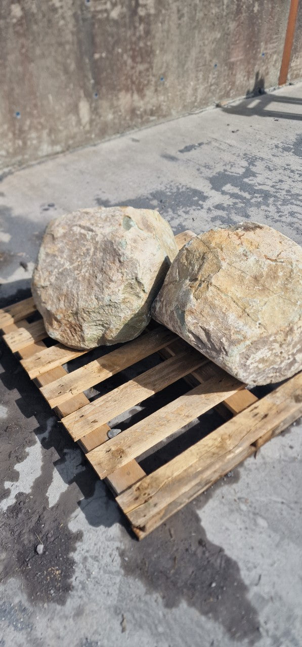 Welsh Quartz and Granite Boulders 700mm - 850mm