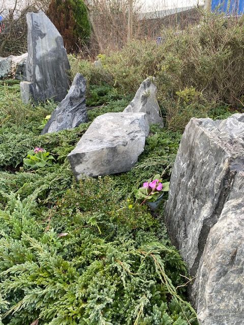 Slate Garden Feature Stones