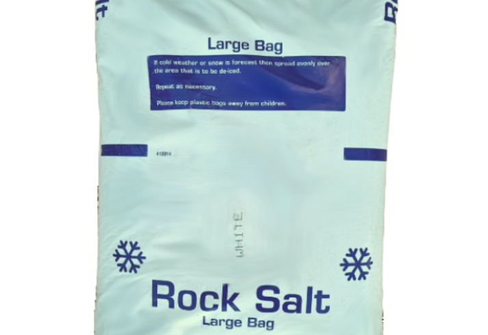 bag of white rock salt