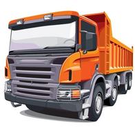 orange loose load truck