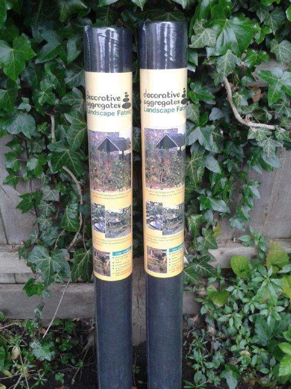 2 pack of weed prevention membranes for landscaping and gardening 