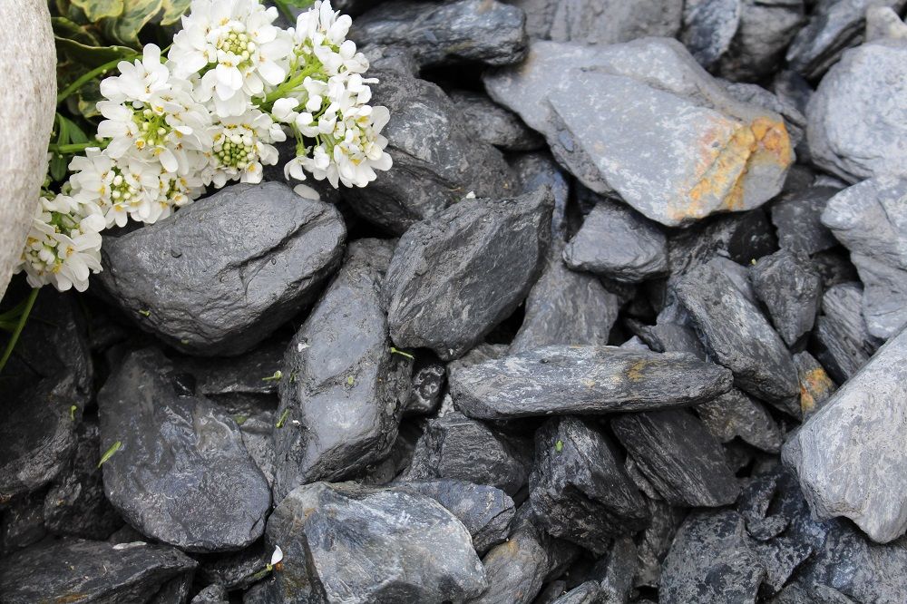 bags of grey slate