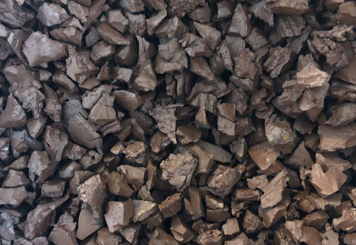 Premium Brown Rubber Chippings