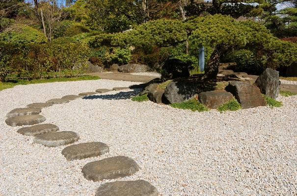 Japanese Zen Gravel Garden Path