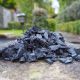 Grey Rubber Landscaping Chippings