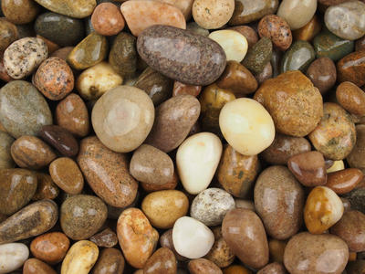 Pond pebbles