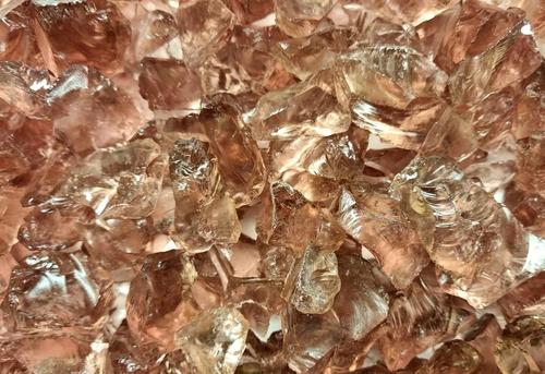 Rose Gold Glass Chippings