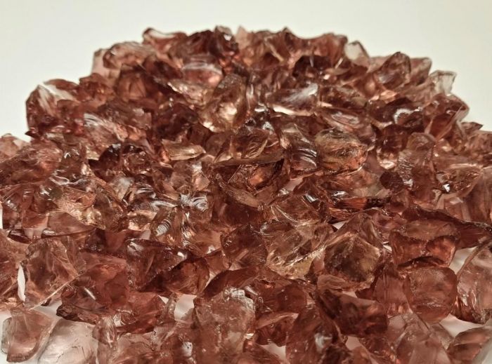 rose glass chippings