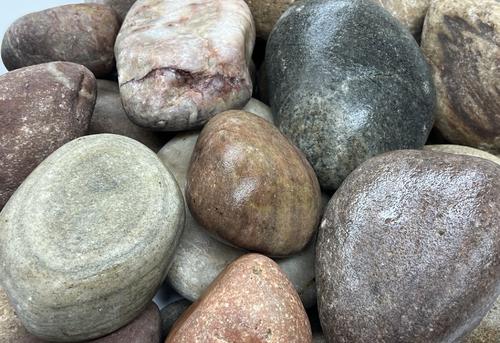 close up of large scottish cobbles