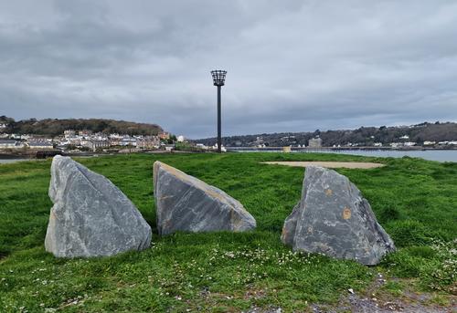 Large Welsh Slate Garden Feature Stones