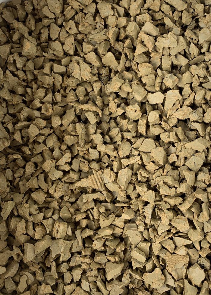 Sand Coloured Rubber Chippings