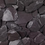 close up image of blue slate chippings