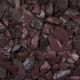 Close up of plum slate chippings