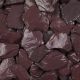 Close up shot of plum slate chippings