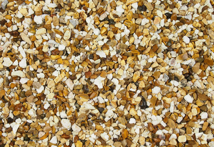 listing image for pebbledash mix Sunflower, a mix of yellow, white and cream stones